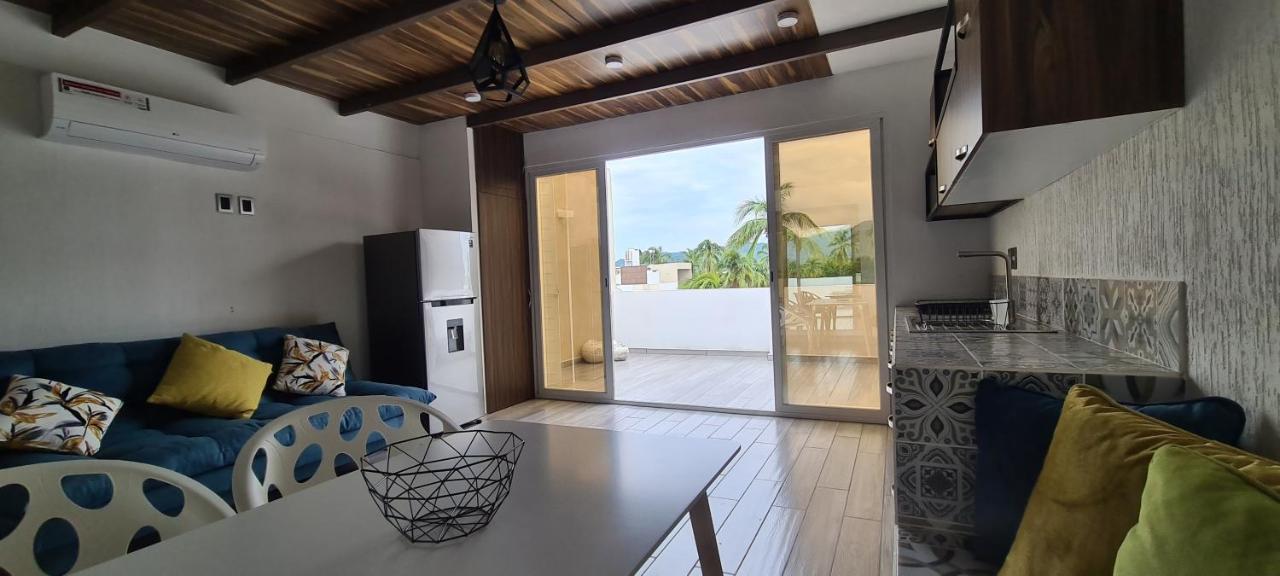 Moderno Depa Con Terraza Y Vista Extraordinaria Leilighet Manzanillo Eksteriør bilde