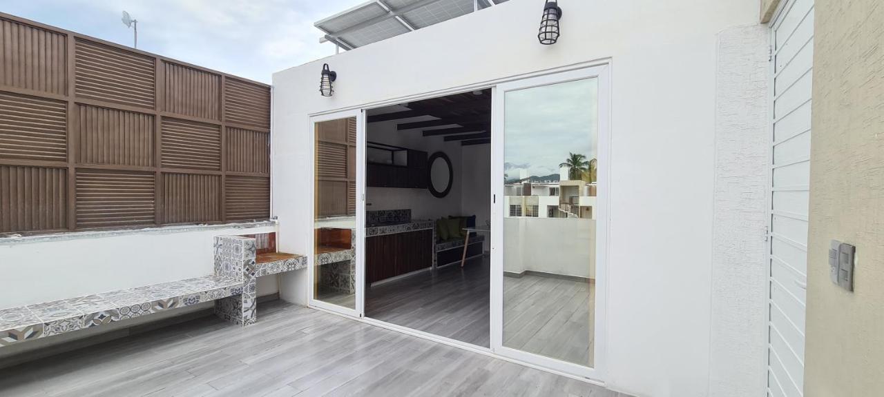 Moderno Depa Con Terraza Y Vista Extraordinaria Leilighet Manzanillo Eksteriør bilde